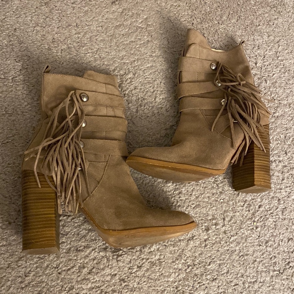 Zara Fringe Boots